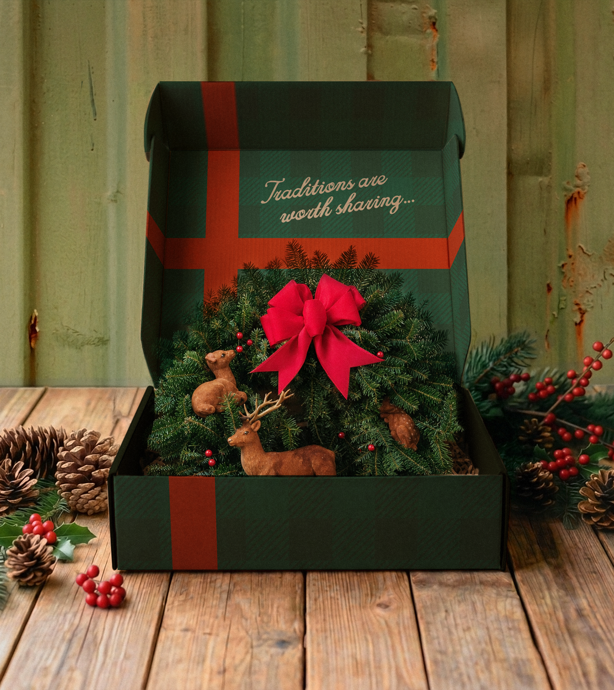 Hartland Wreath Gift Box