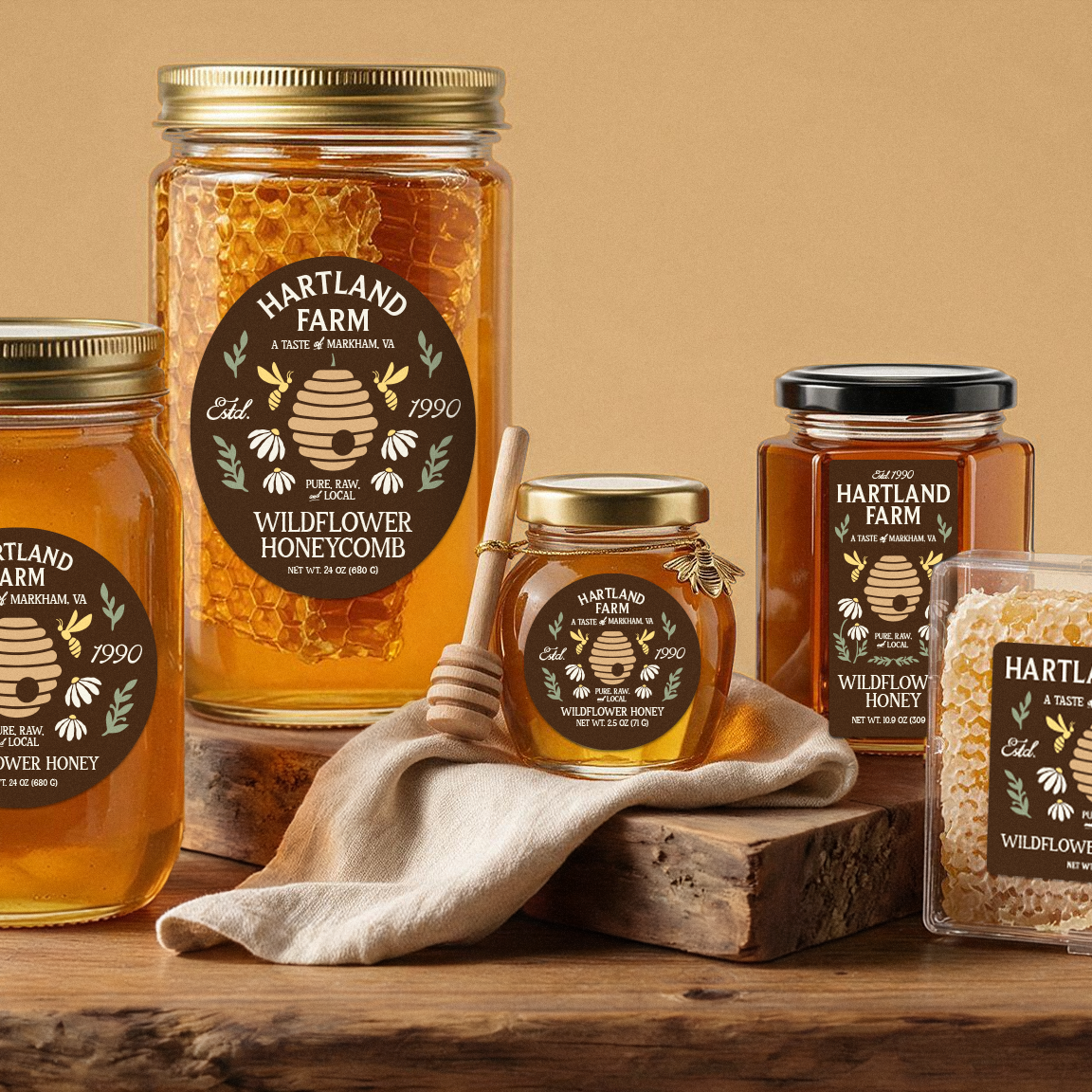 Local Wildflower Honeycomb