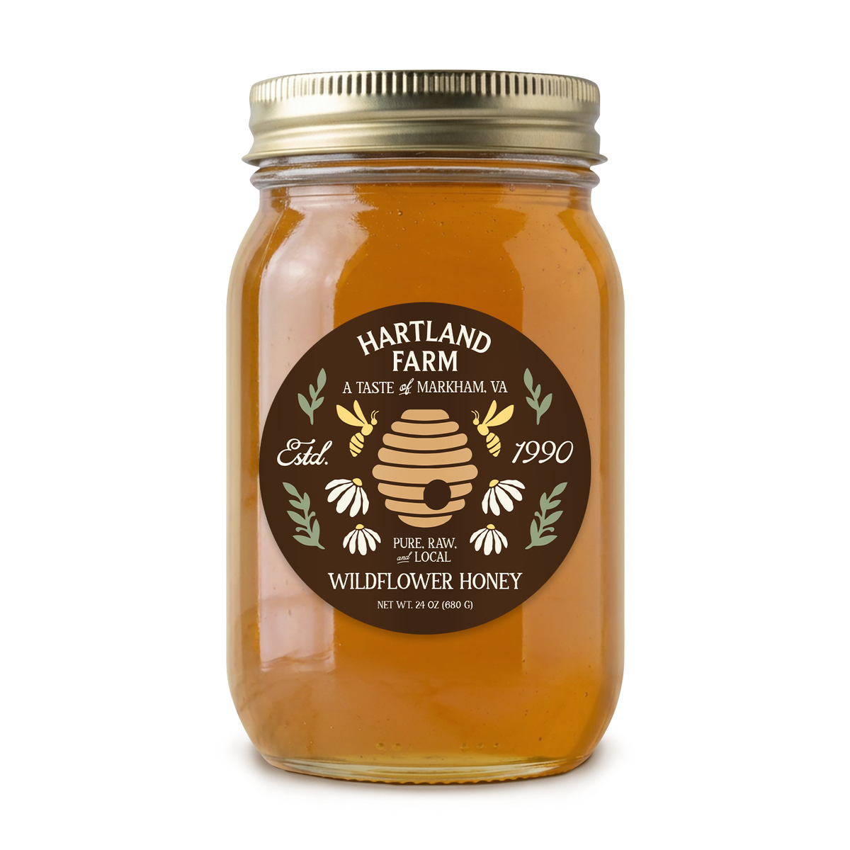 Local Wildflower Honey - Large