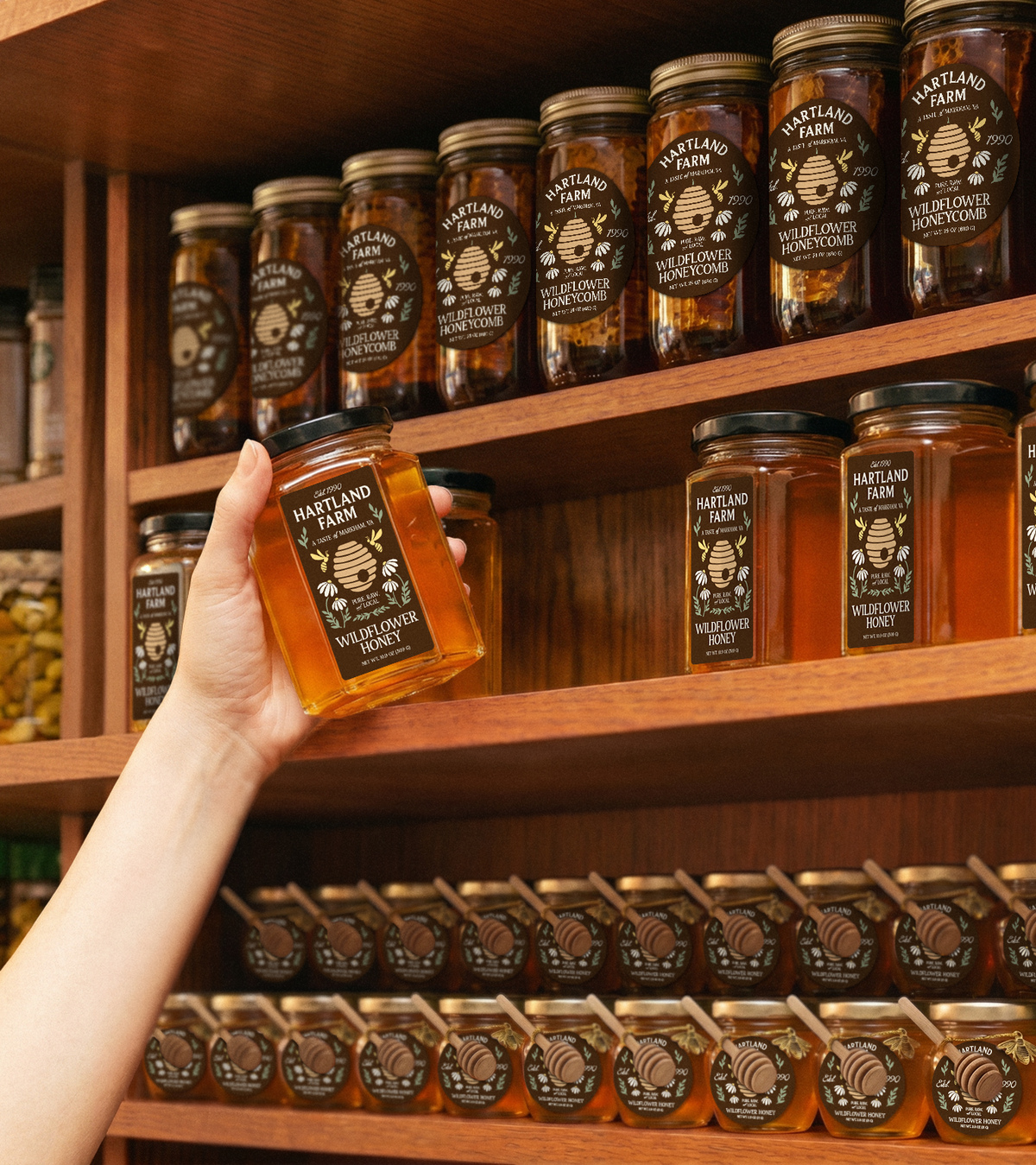 Local Wildflower Honey - Large – Hartland Farm Market